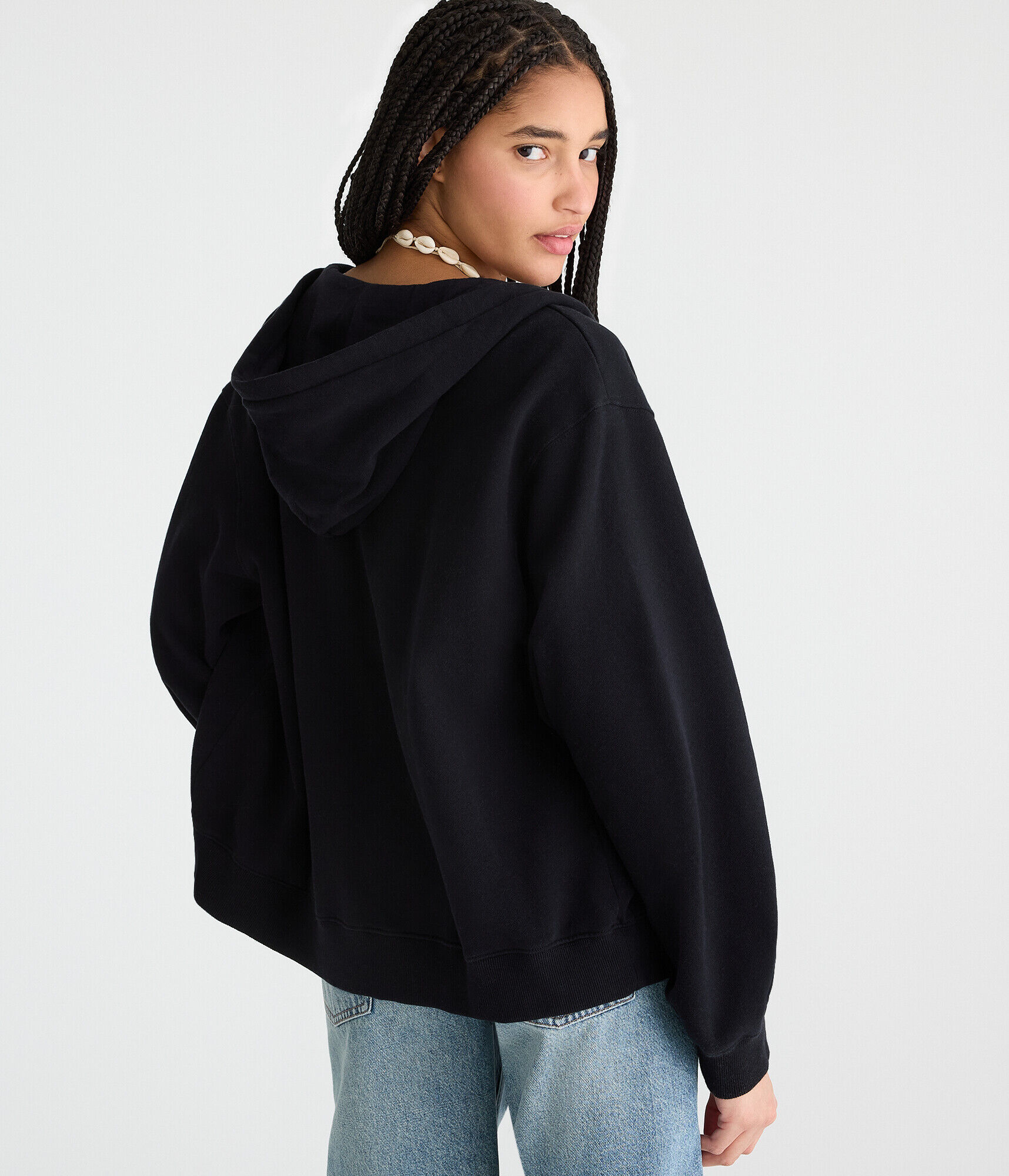 Cloud Soft Oversized Full-Zip Hoodie