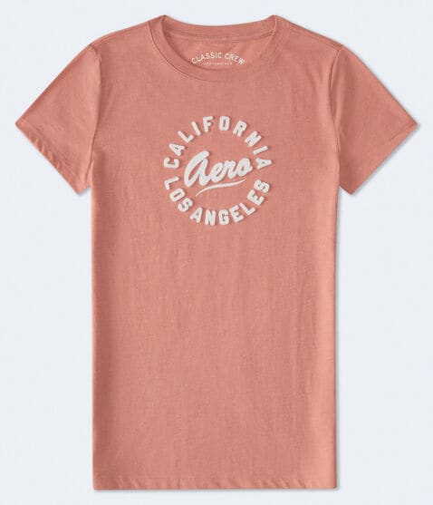 Aeropostale Cali Circle Appliqué Graphic Tee Aeropostale Cali Circle Appliqué Graphic Tee
