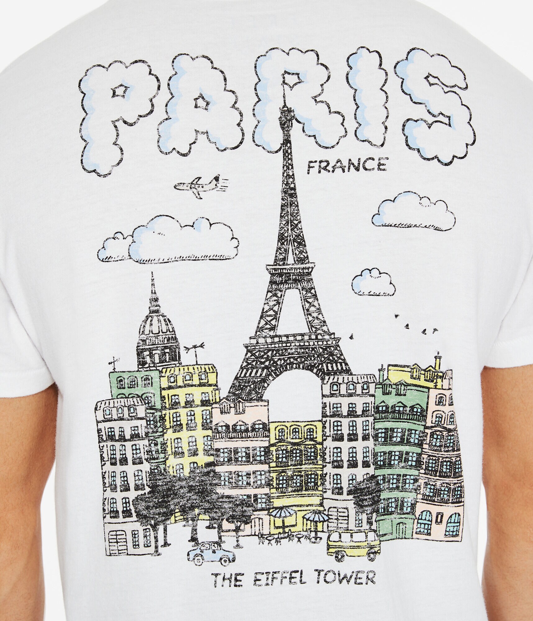 Paris Cloud Graphic Tee
