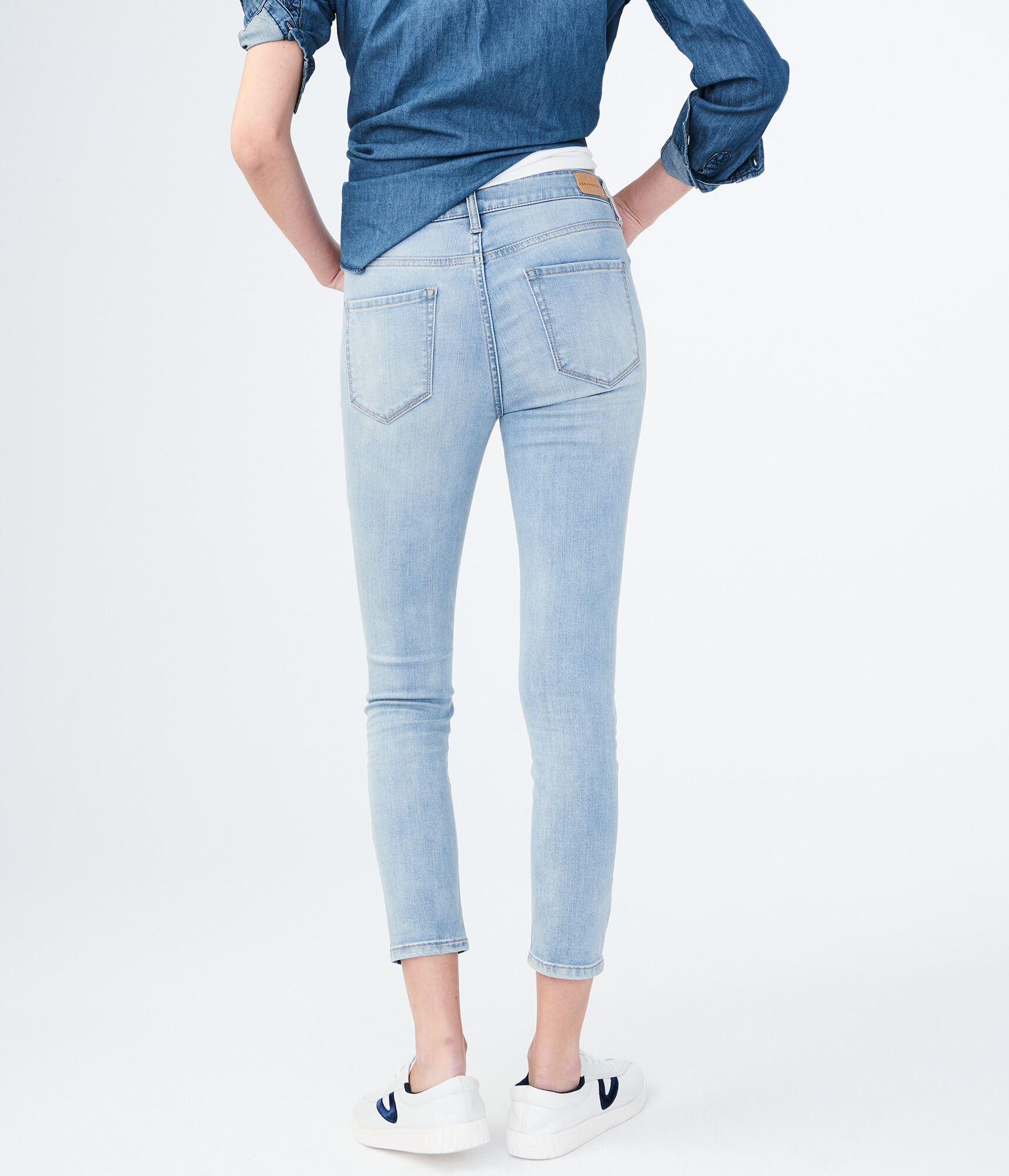 Seriously Stretchy High-Waisted Crop Jegging