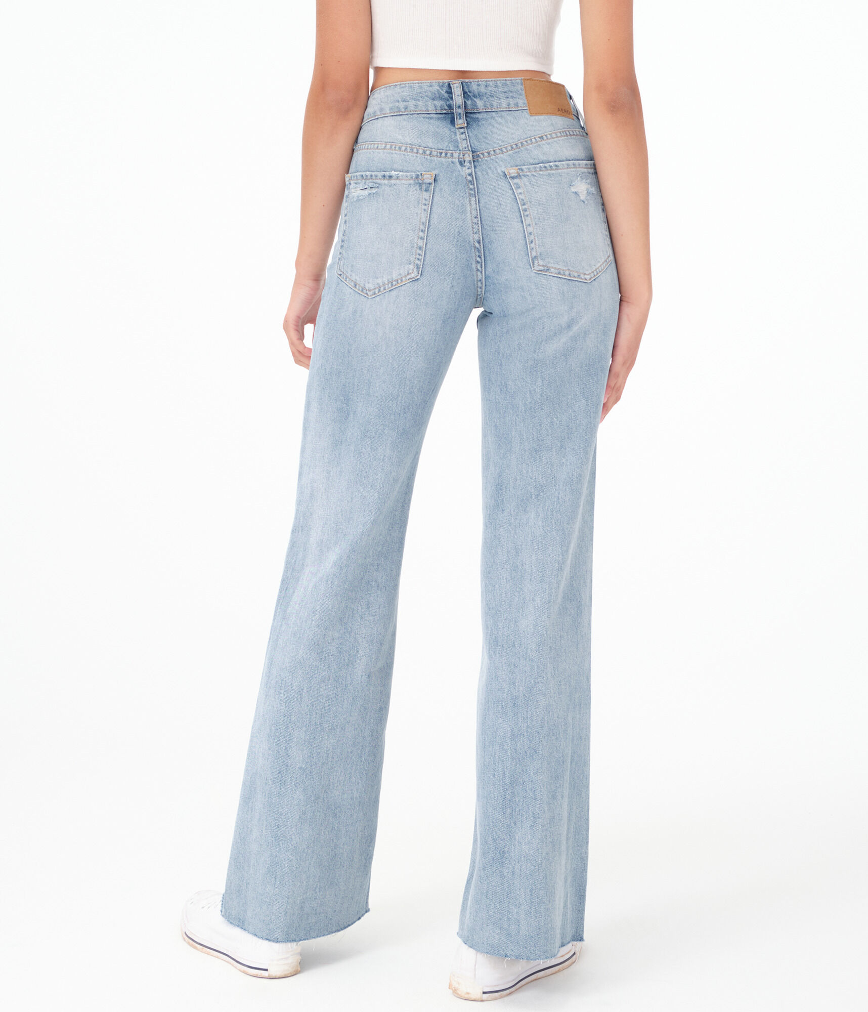 Super High-Rise Wide Leg Jean***