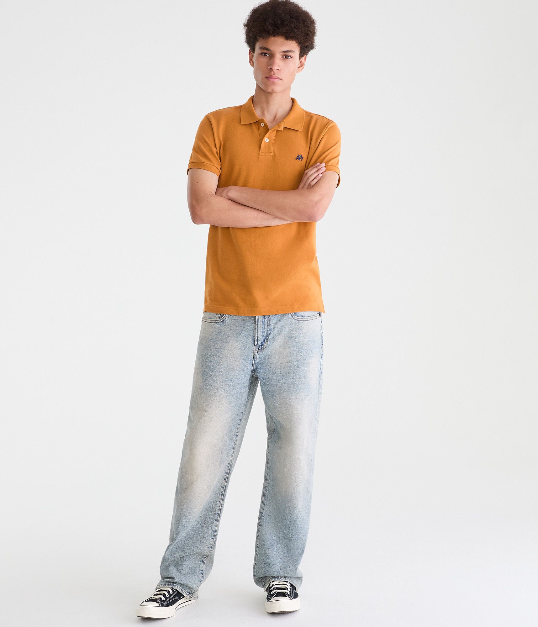 Eco A87 Logo Piqu&eacute; Polo