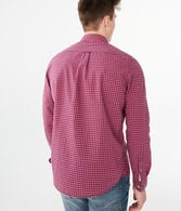 Long Sleeve Gingham Woven Shirt