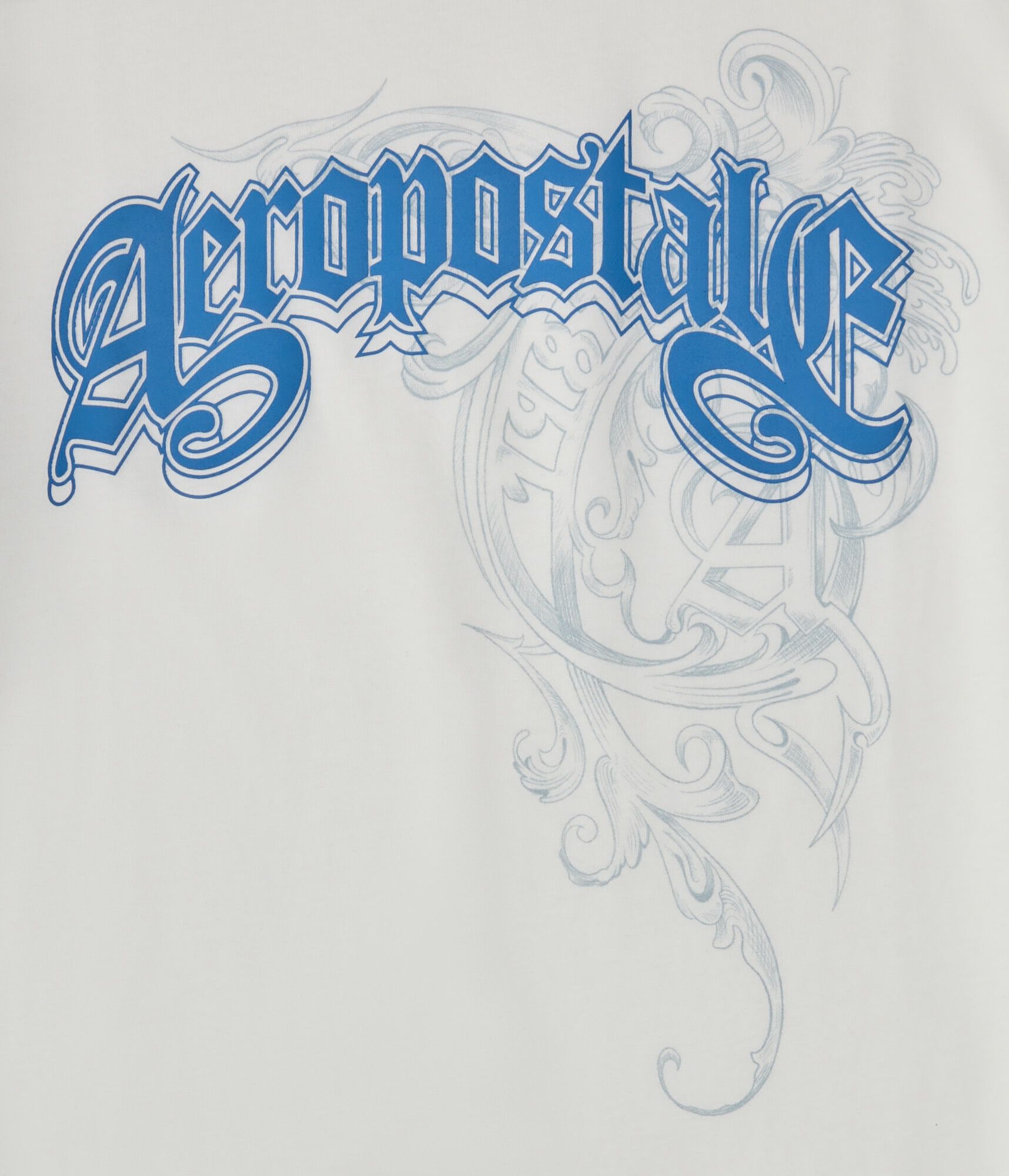 Gothic Script Aero Logo Graphic Tee