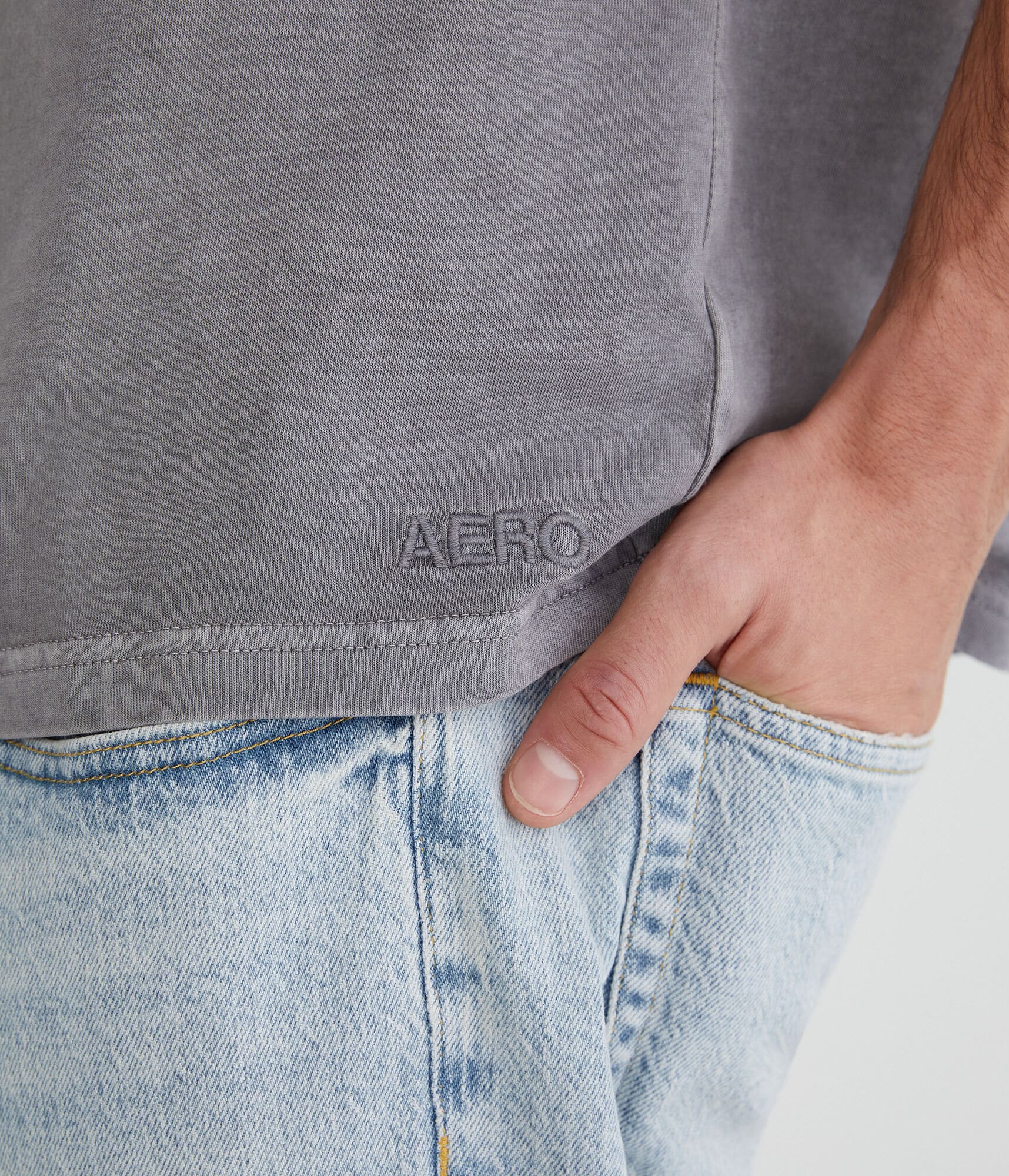 Tonal Logo Relaxed Fit Crew Tee