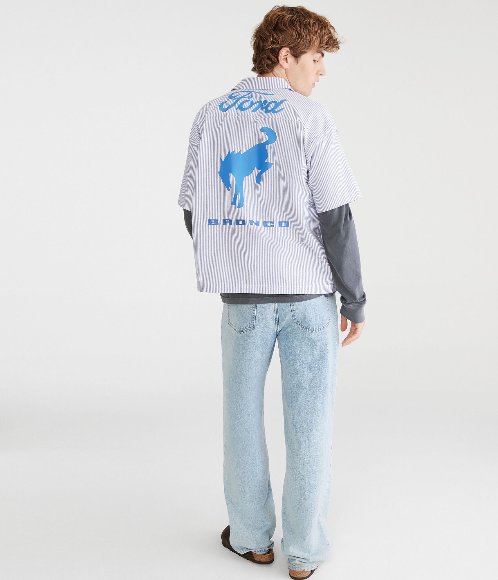 Short Sleeve Ford Bronco Mechanic Shirt