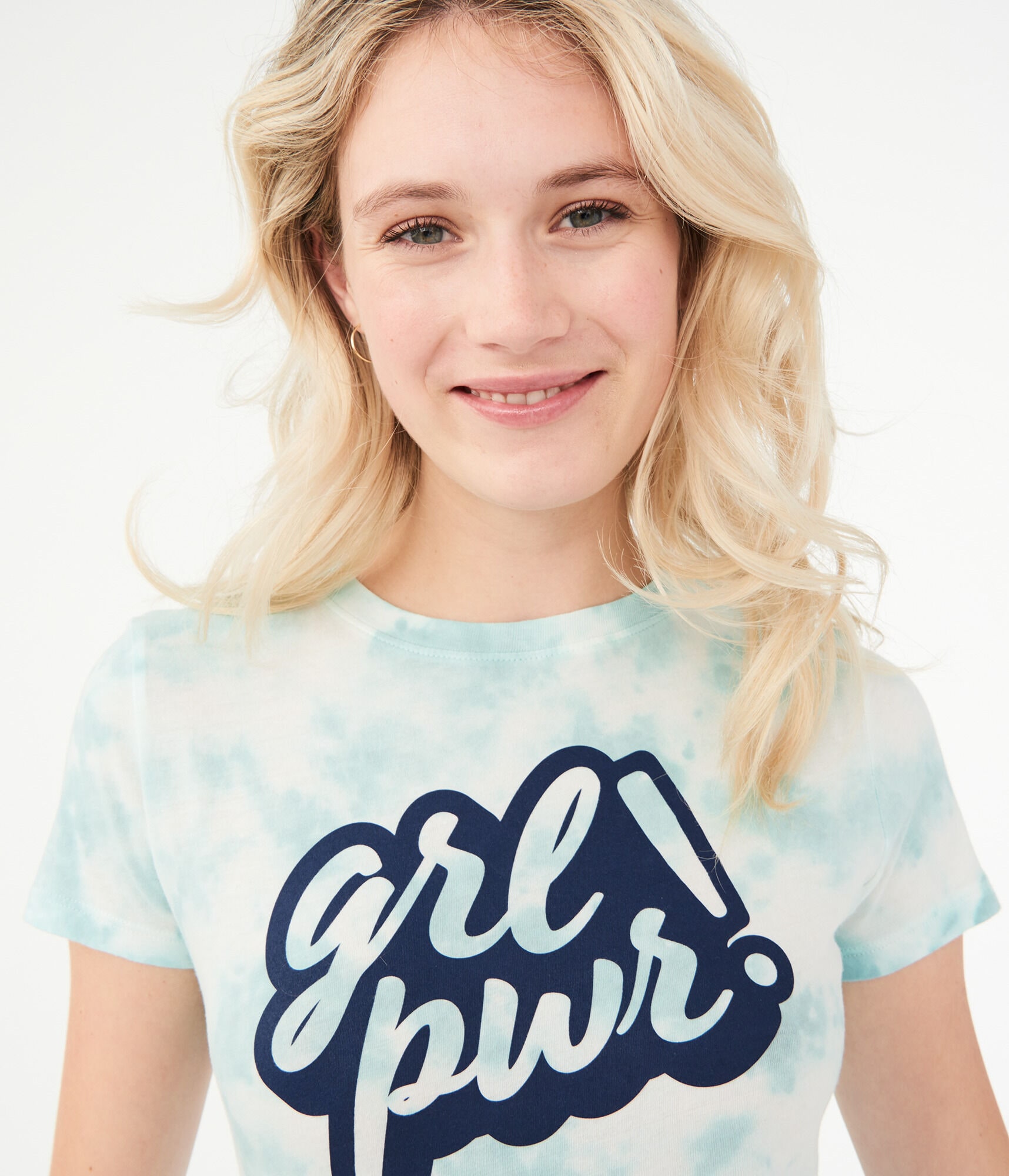 Grl Pwr Tie-Dye Graphic Tee