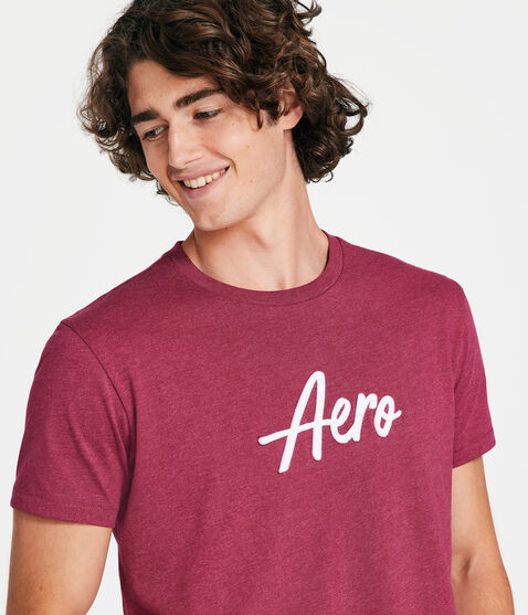 Aero Script Appliqué Graphic Tee