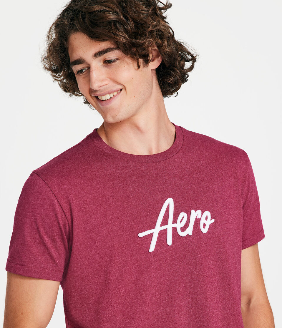 Aero Script Appliqué Graphic Tee
