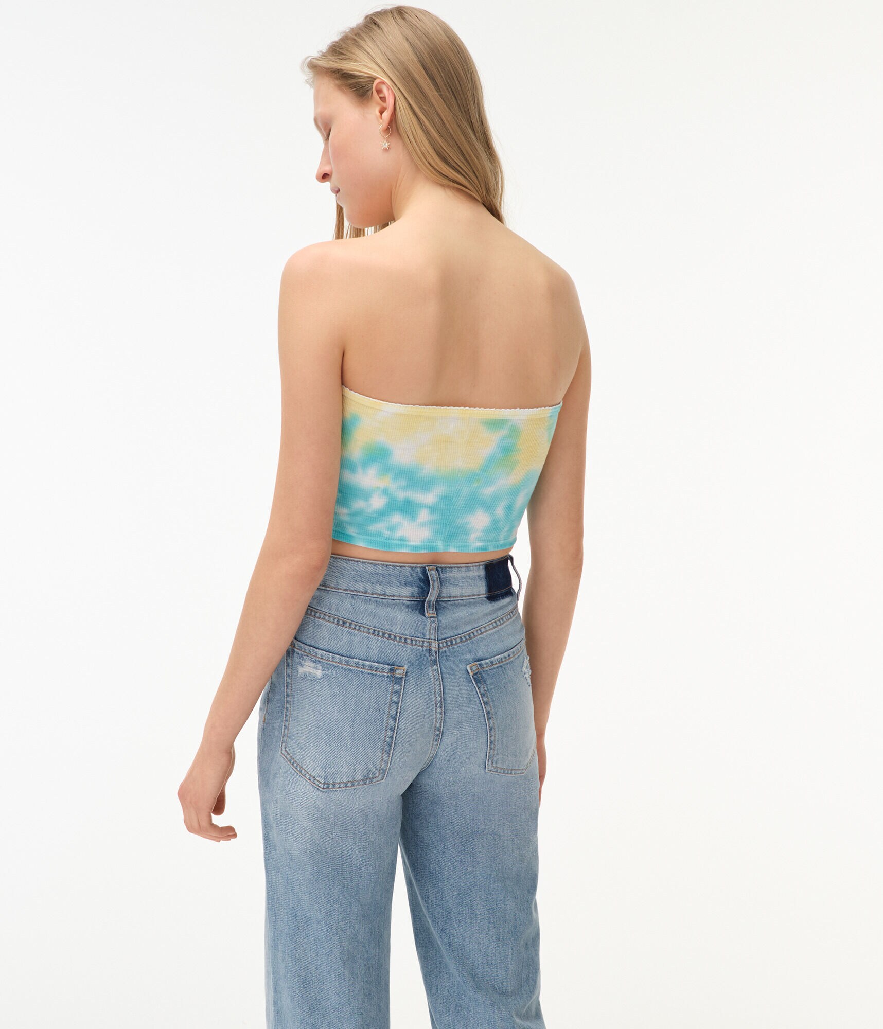 Tie-Dye Convertible Halter/Tube Top