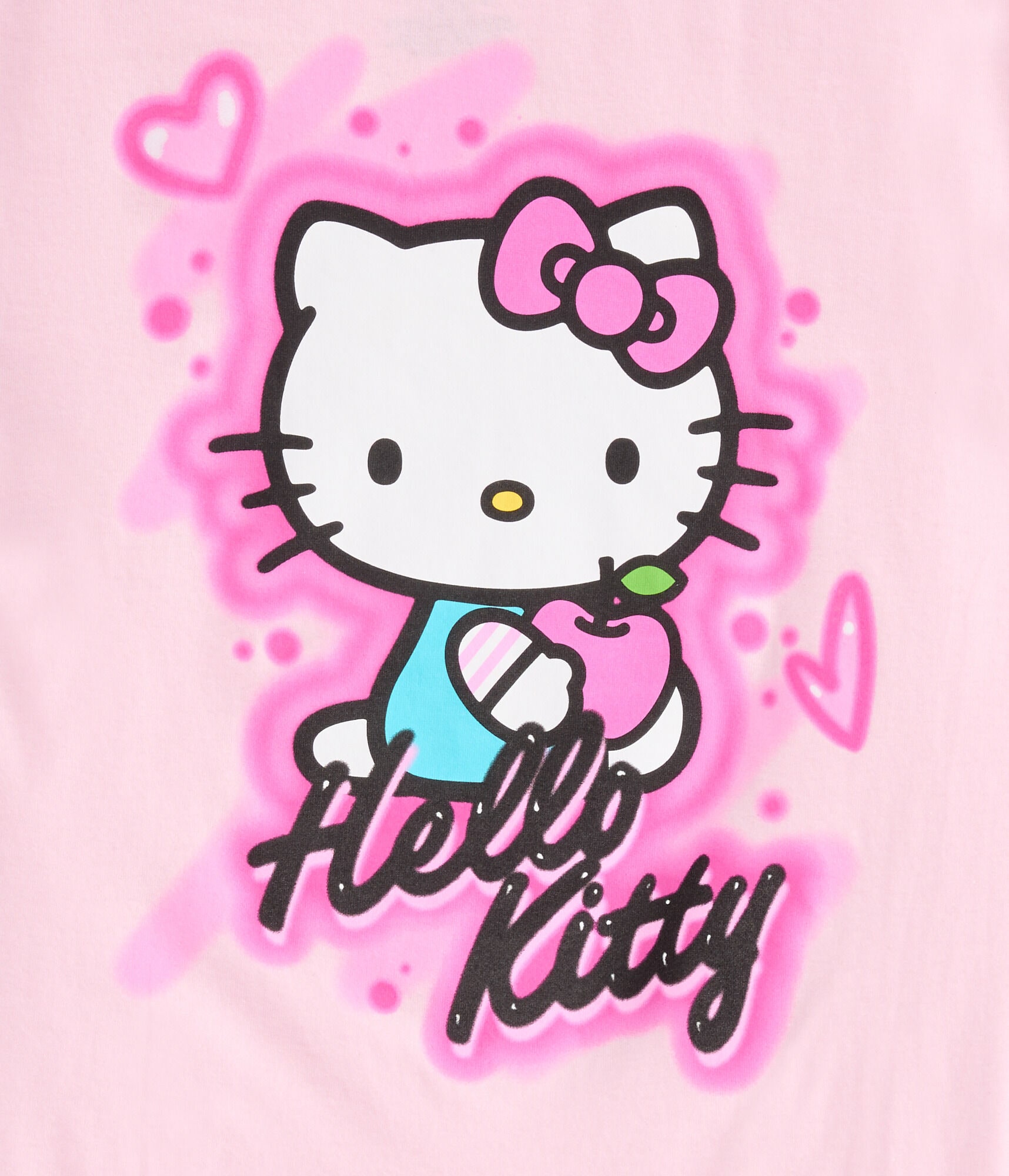 Hello Kitty Airbrush Oversized Graphic Tee