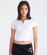Juicy Couture Cropped Henley