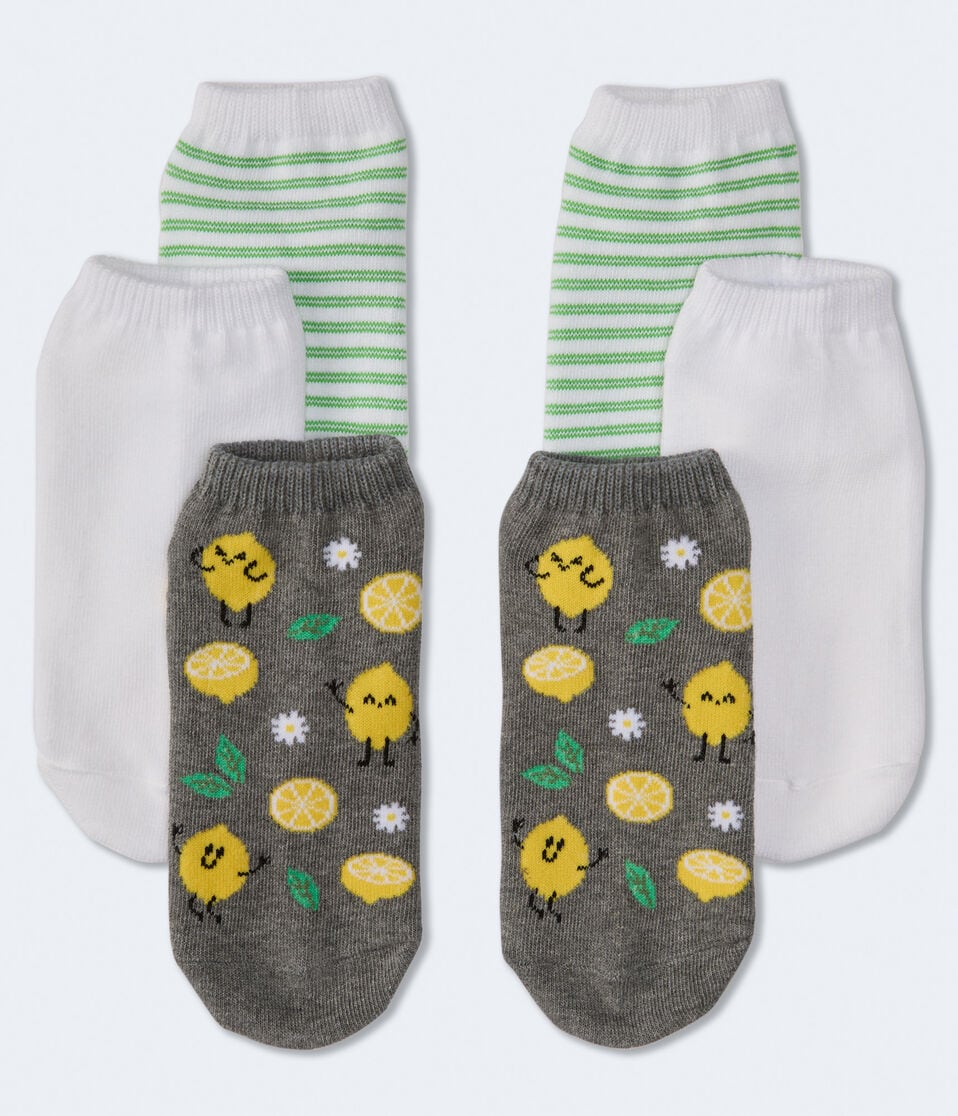 Lil Lemons Ankle Sock 3-Pack