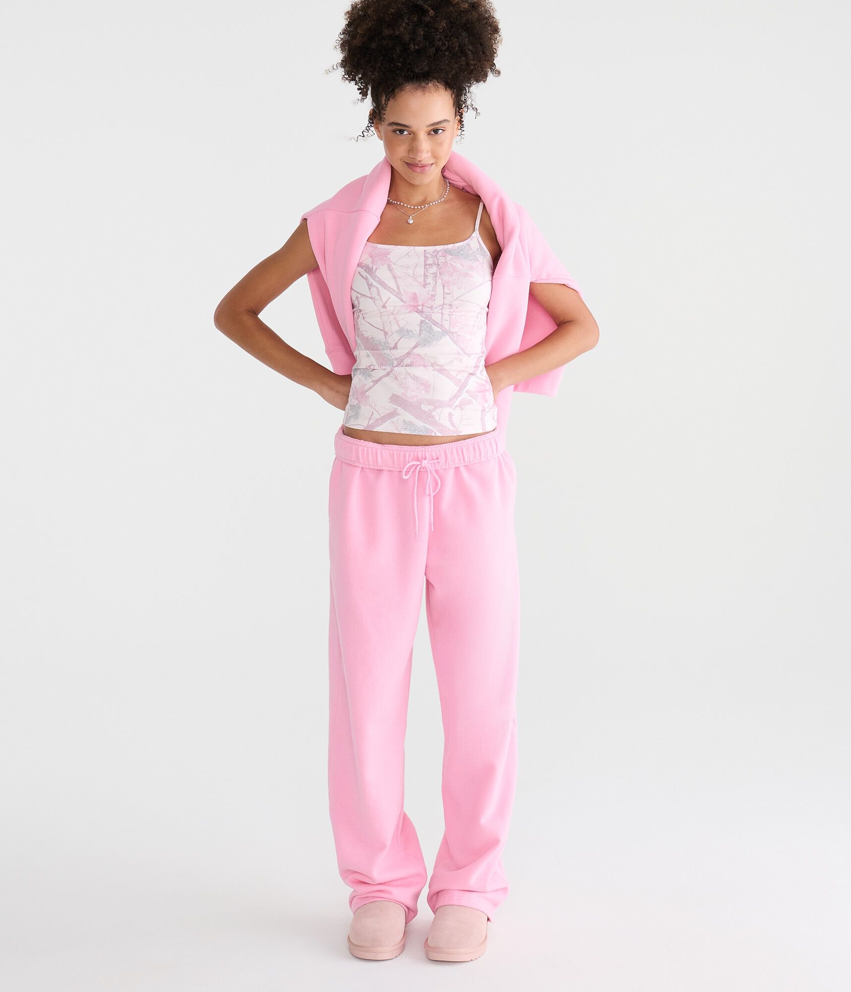 Cloud Soft Mid-Rise Straight Leg Sweatpants