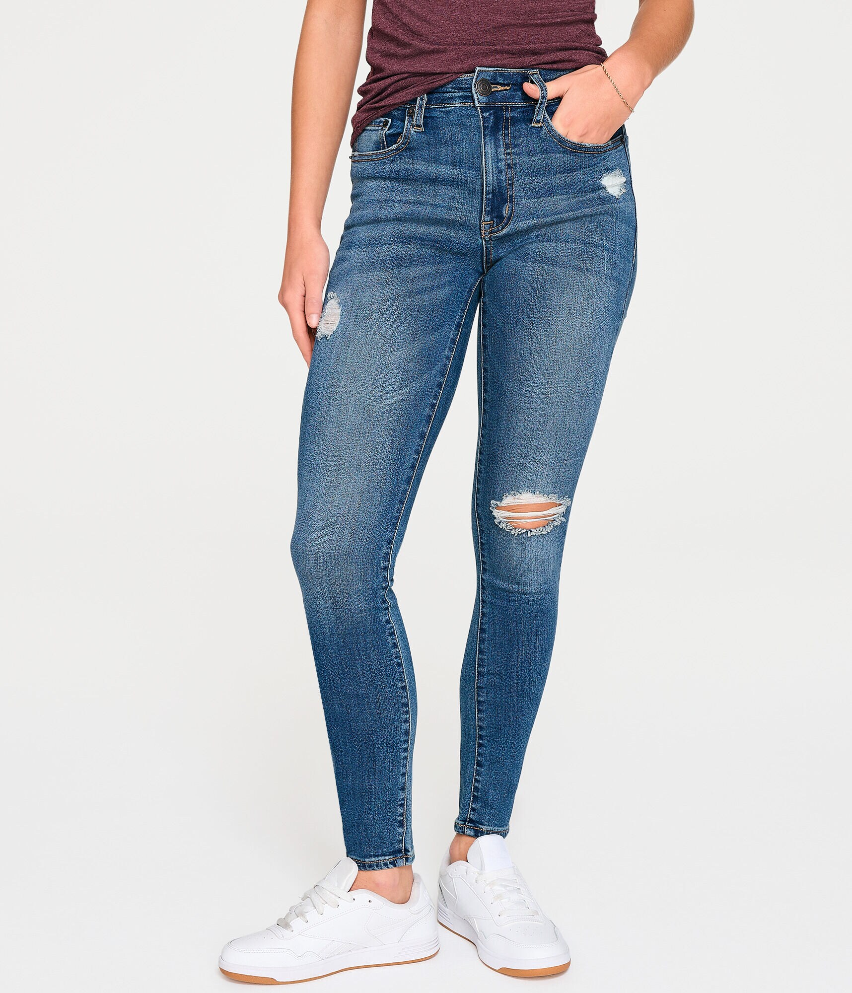 aeropostale mom jeans