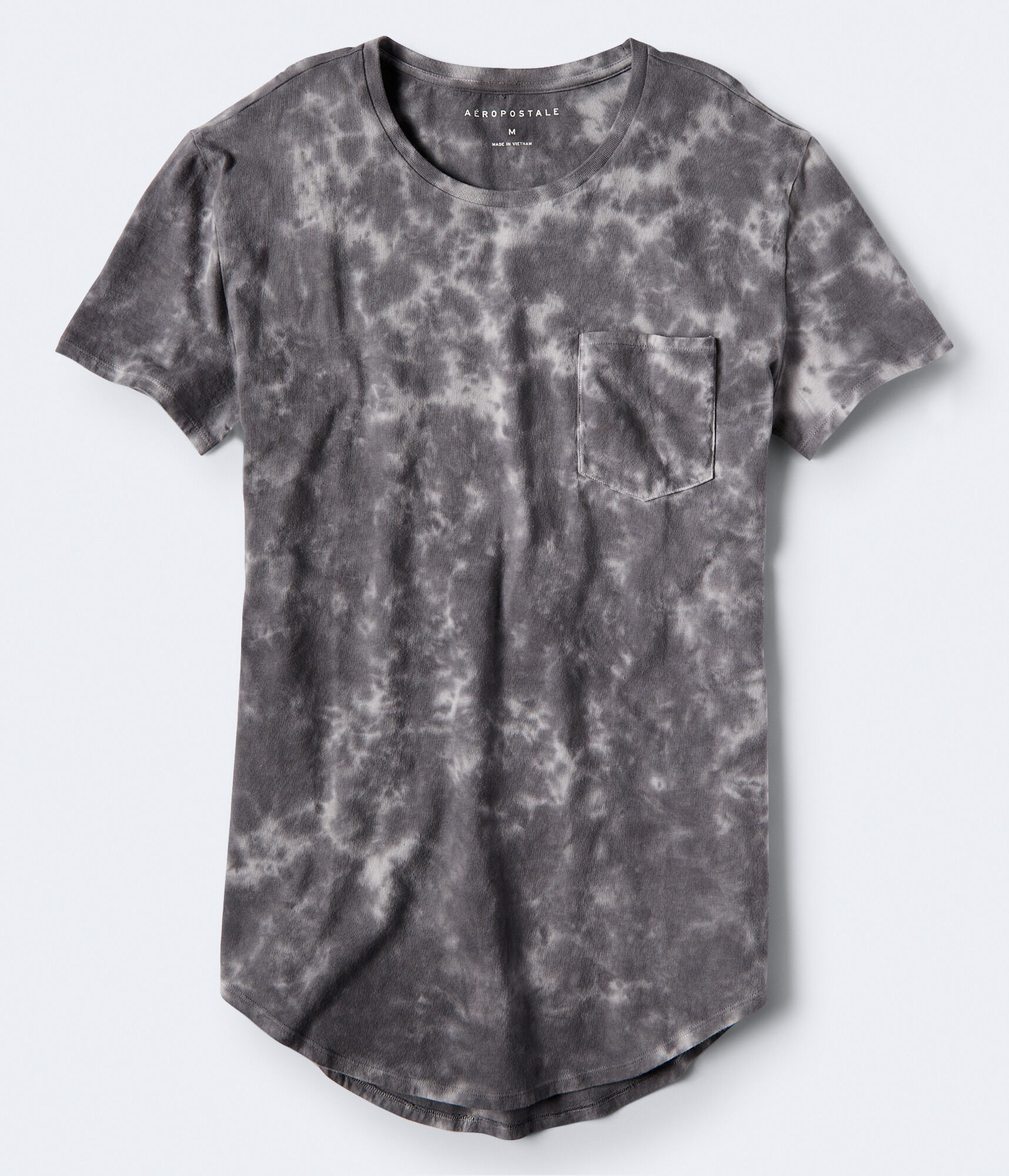Tie-Dye Long Line Pocket Tee