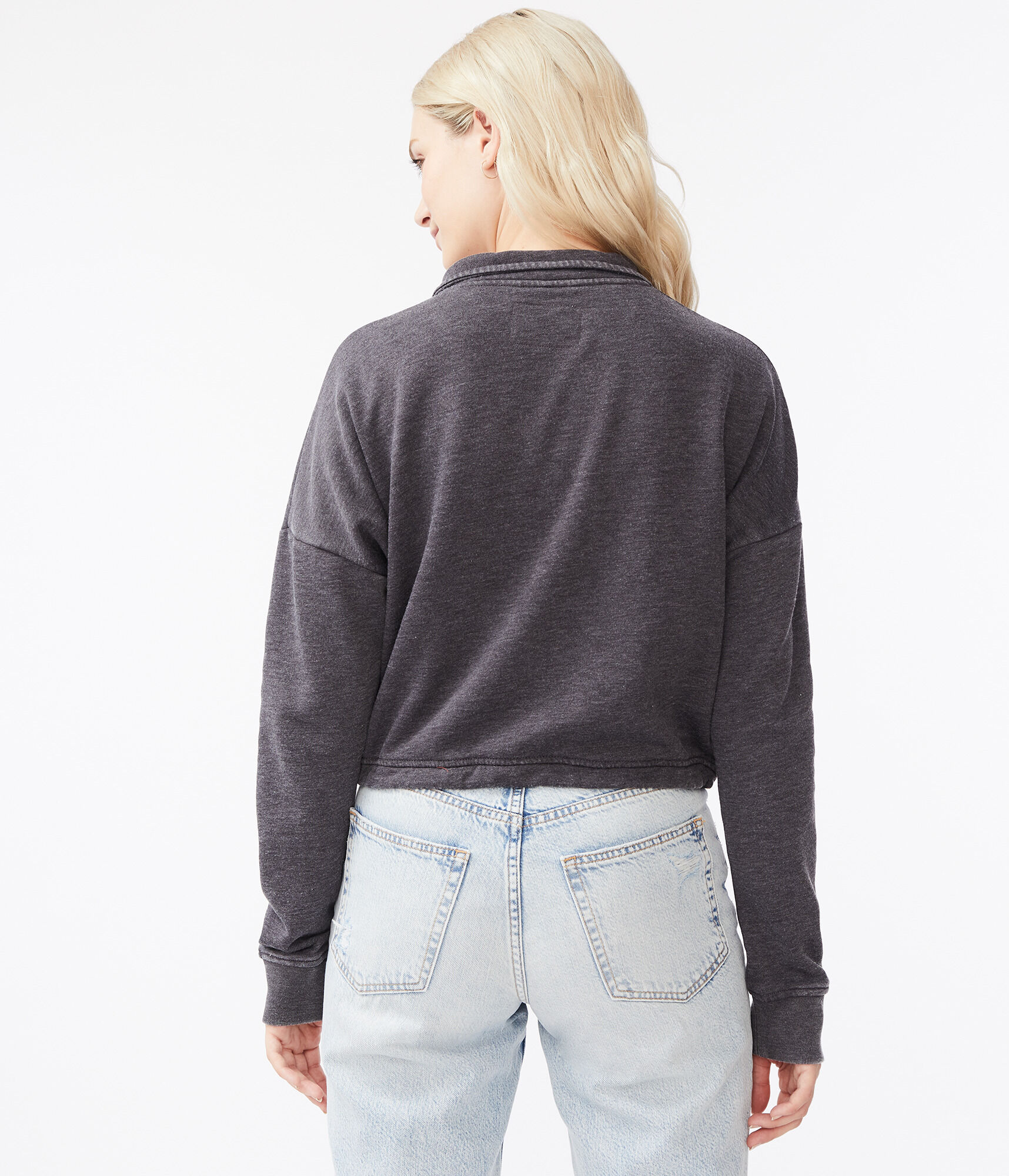 Burnout Fleece Half-Zip Pullover