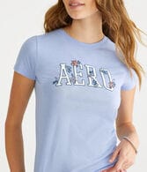 Aero Floral Graphic Tee