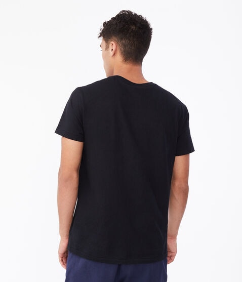 A87 Circle Logo Appliqué Graphic Tee A87 Circle Logo Appliqué Graphic Tee