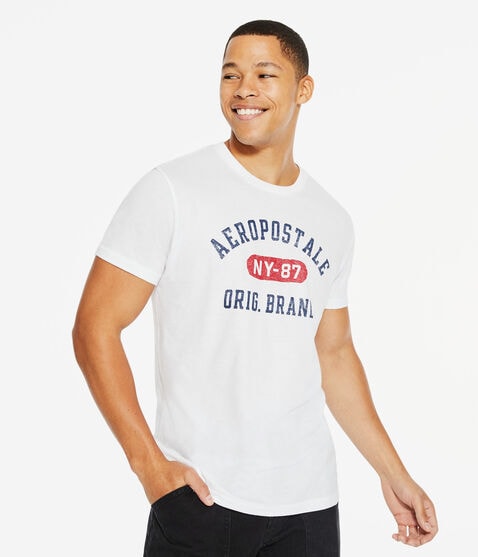 Aeropostale NY-87 Logo Graphic Tee