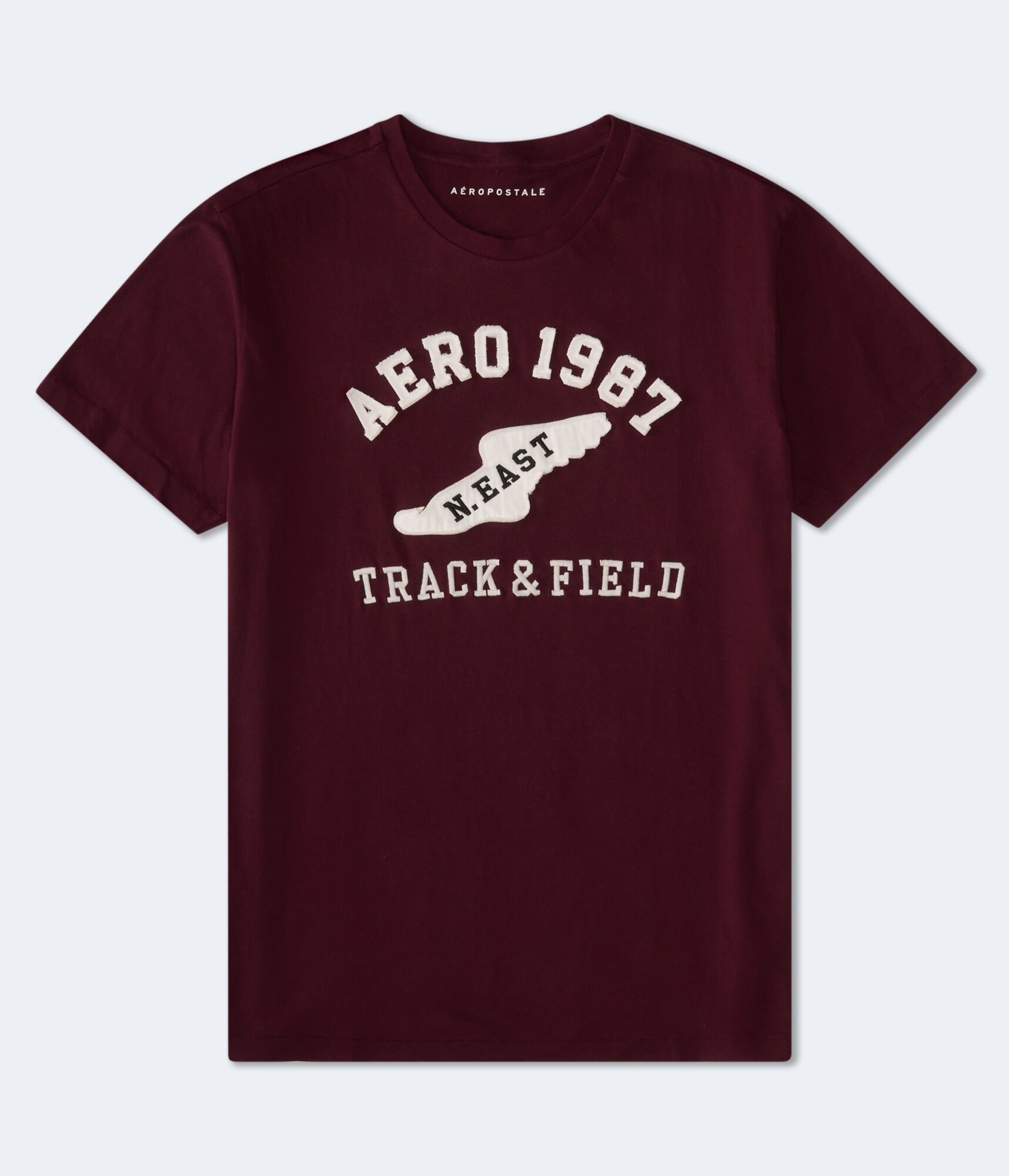 Aero 1987 Track & Field Appliqué Graphic Tee