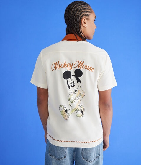 Mickey & Friends | Aero Mickey Mouse Bowling Shirt Mickey & Friends | Aero Mickey Mouse Bowling Shirt