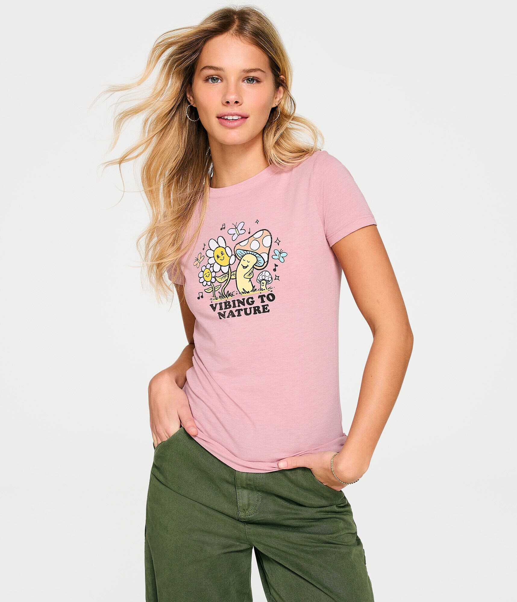 Vibing To Nature Graphic Tee