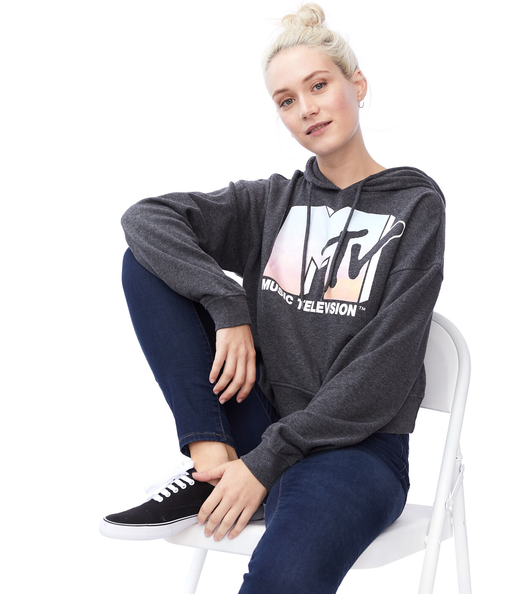 MTV Logo Pullover Hoodie***