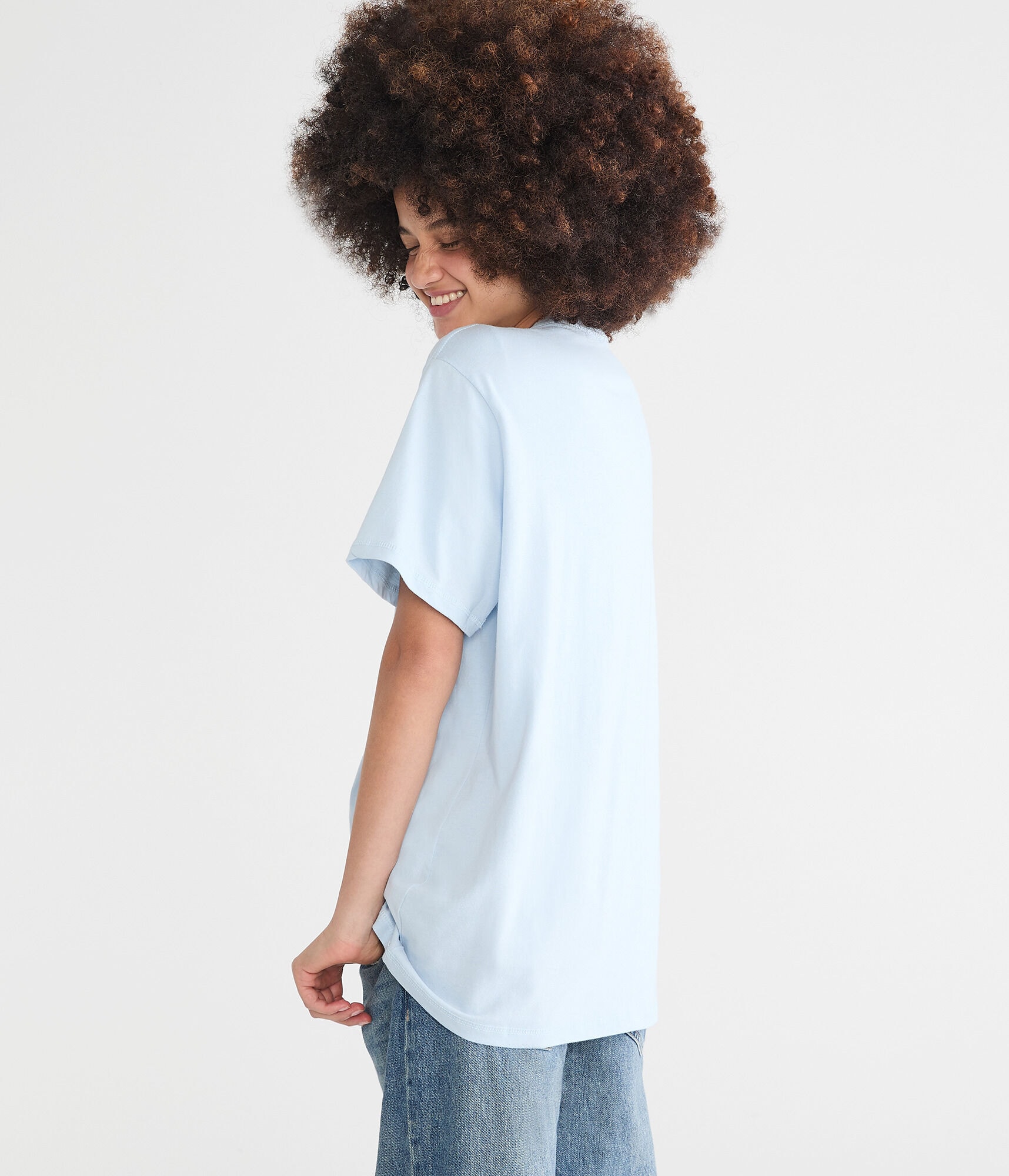Travel Postcards Oversized Graphic Tee