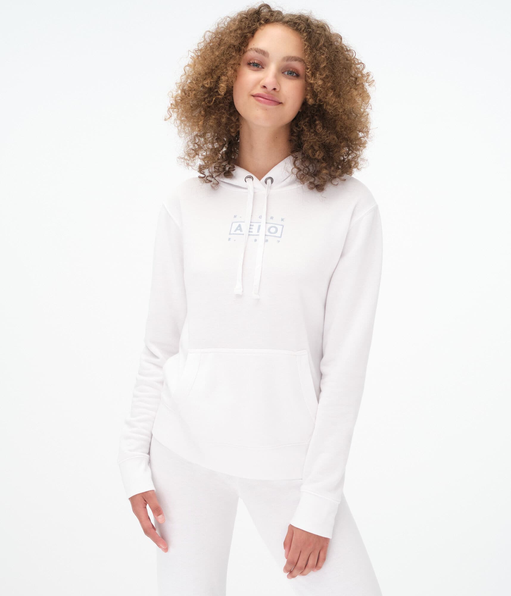 Aero Box Logo Pullover Hoodie***