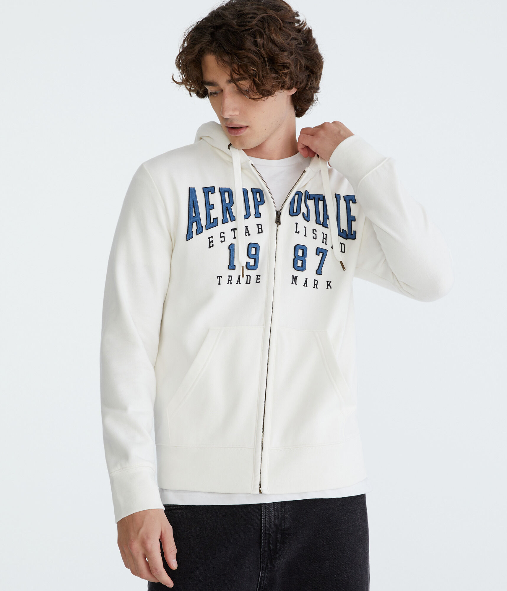 Aeropostale 1987 Heritage Full-Zip Hoodie