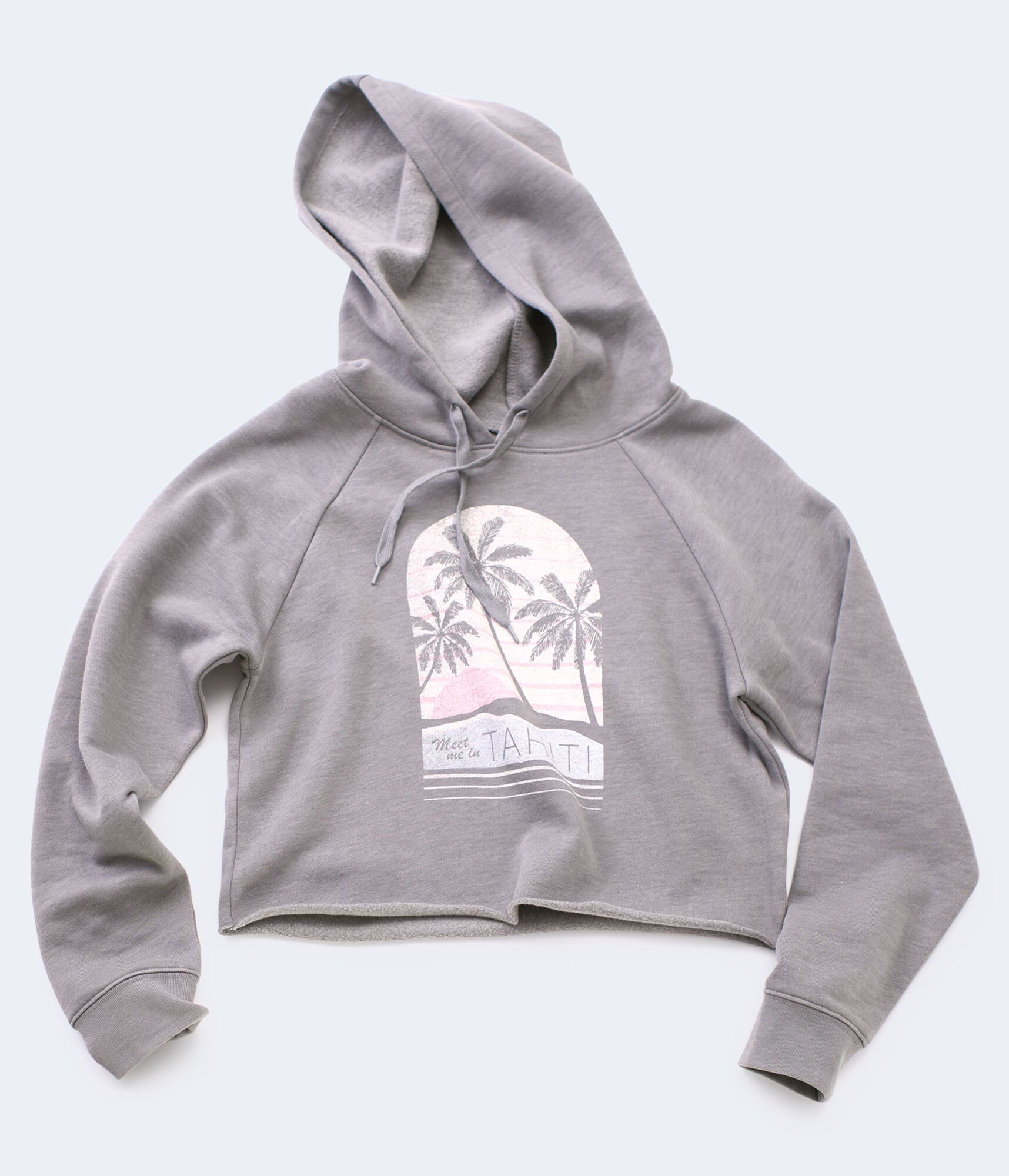 Tahiti Cropped Pullover Hoodie
