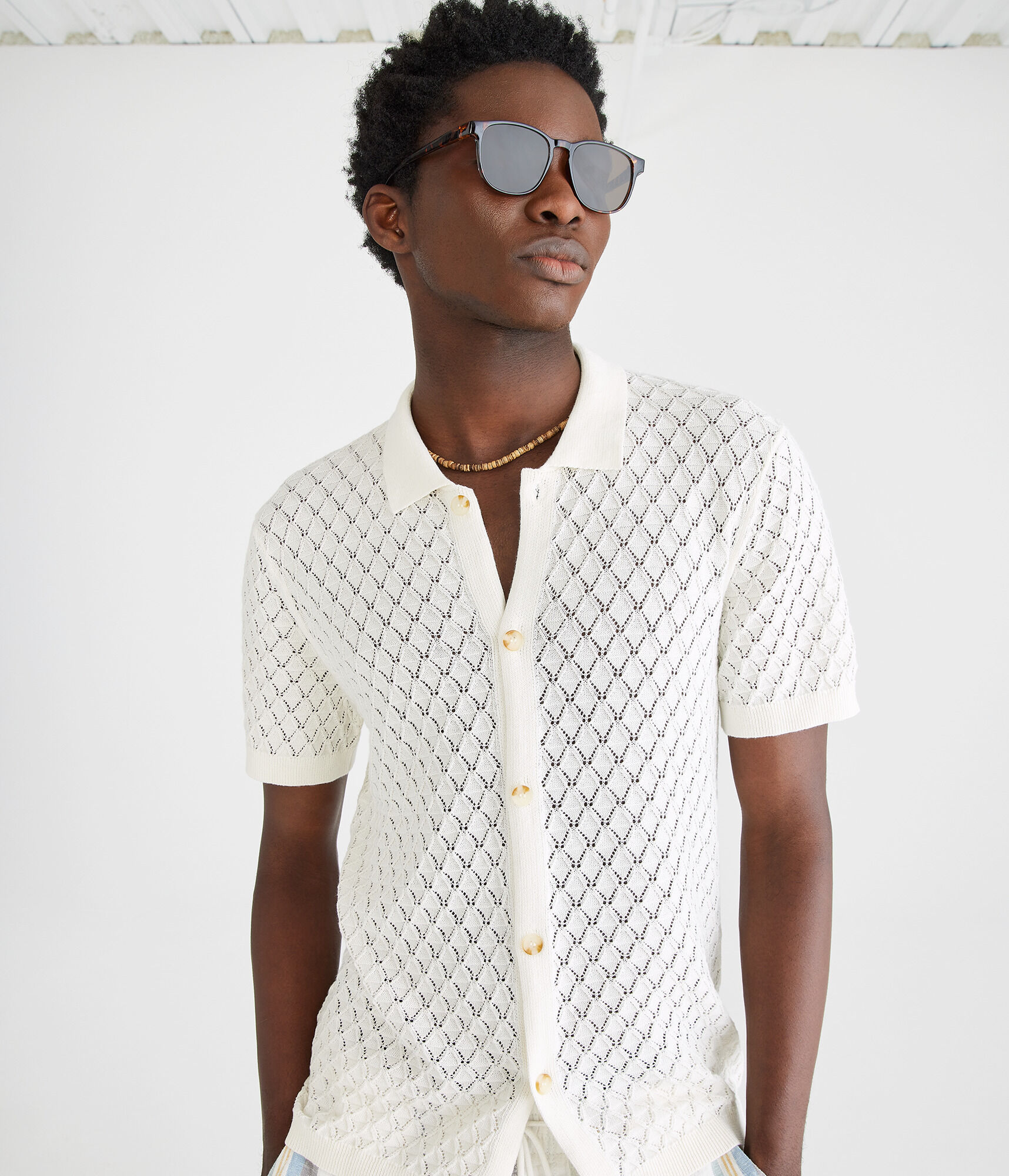 トップス Maison mill SHOULDER BUTTON KNIT SHIRTS トップス Maison mill SHOULDER BUTTON KNIT SHIRTS