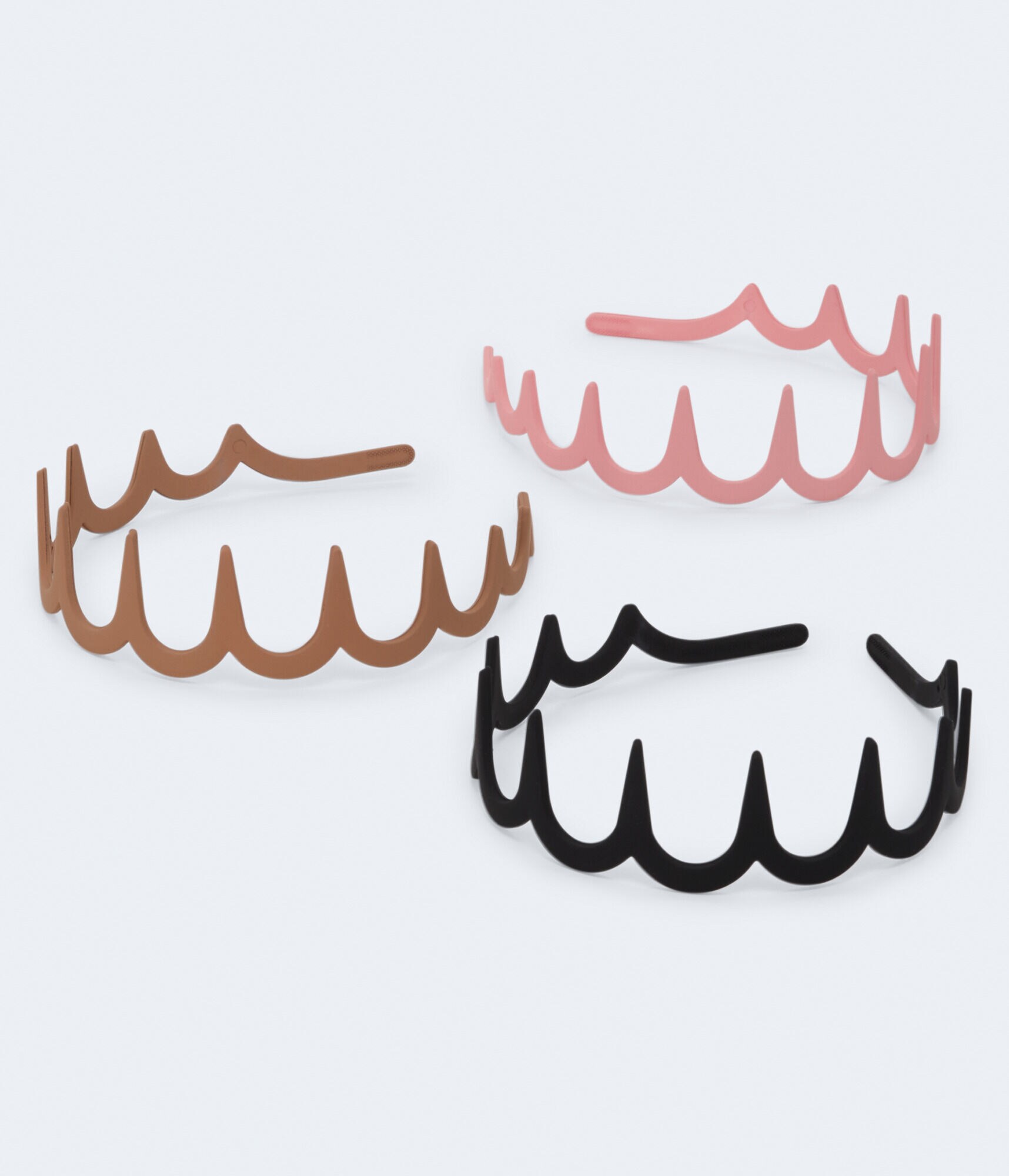 Matte Comb Headband 3-Pack
