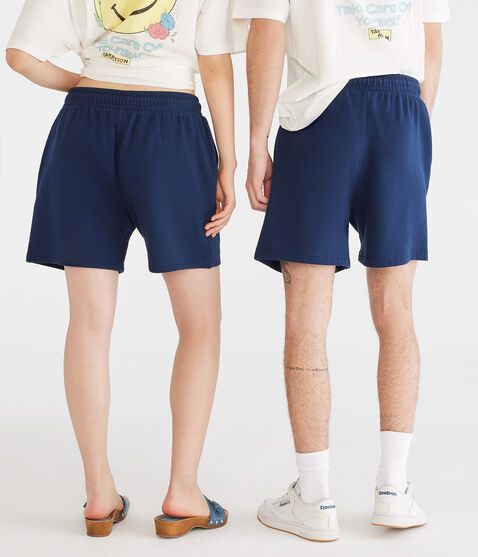 Essentials Solid Fleece Shorts 6"