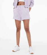 Slouchy High-Rise Fleece Shorts