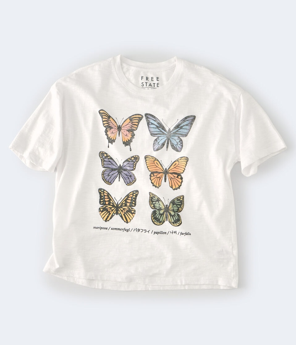 Butterfly Languages Boyfriend Tee