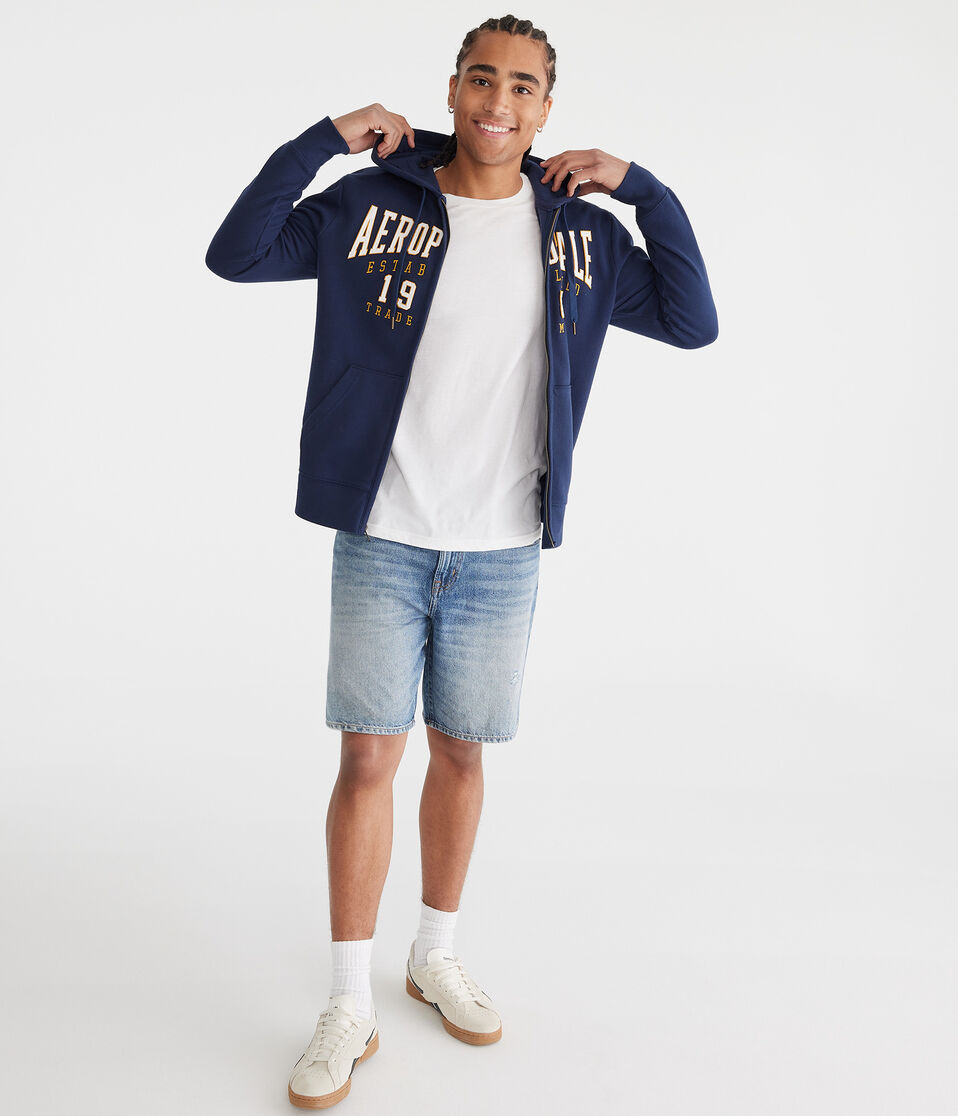 Aeropostale 1987 Heritage Full-Zip Hoodie