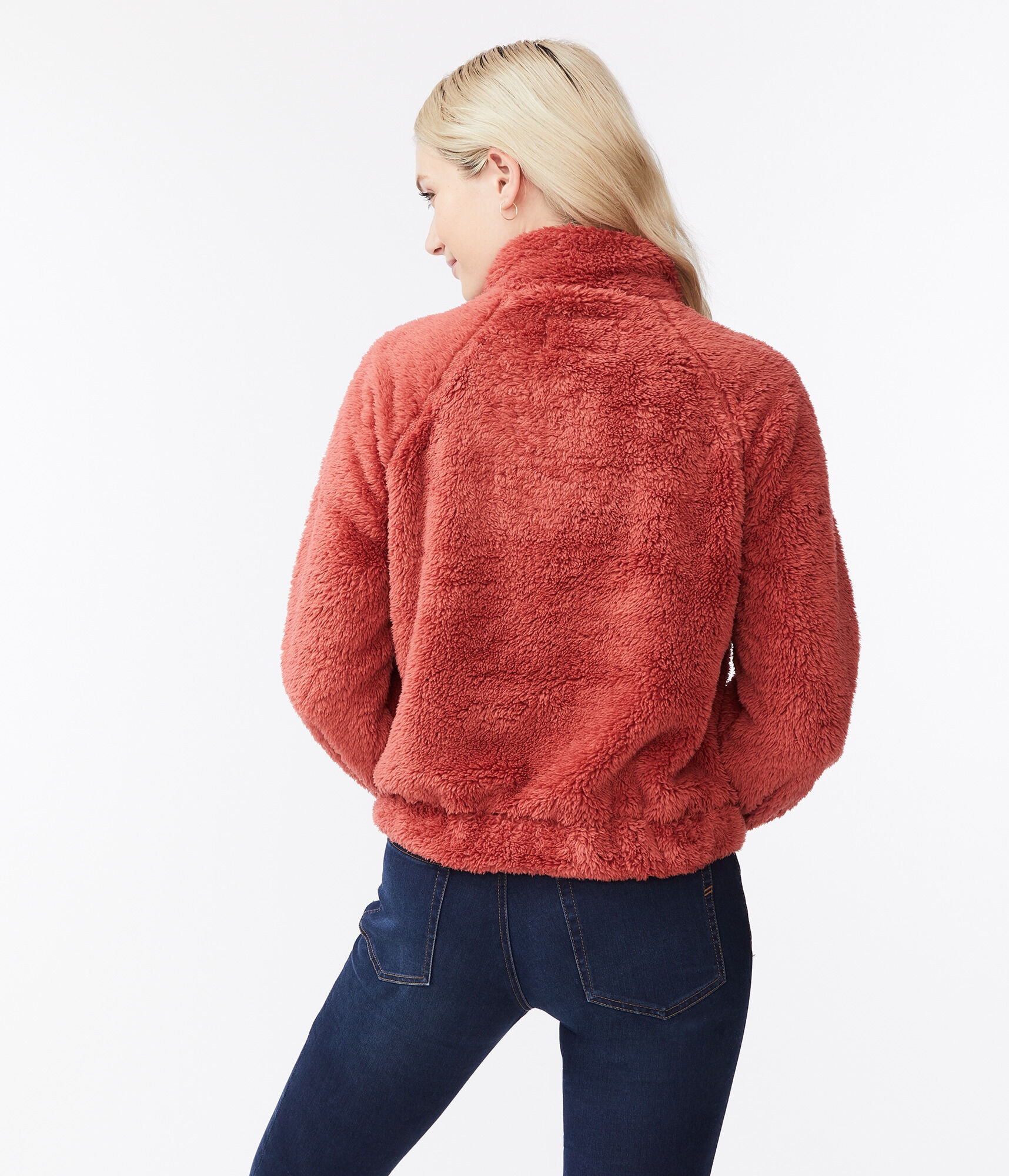 Sherpa Fleece Half-Zip Pullover