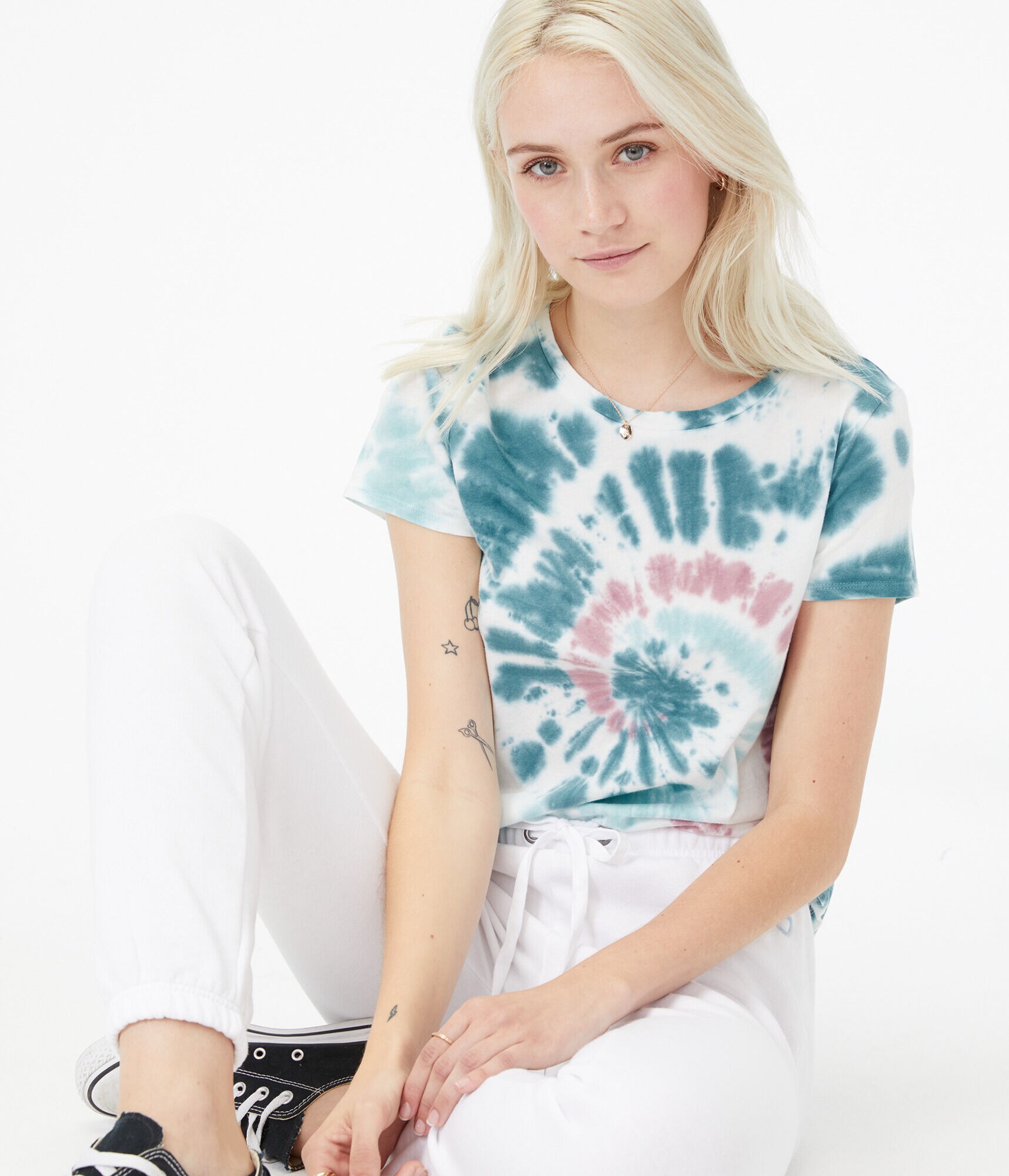Seriously Soft Tie-Dye Swirl Crew Tee