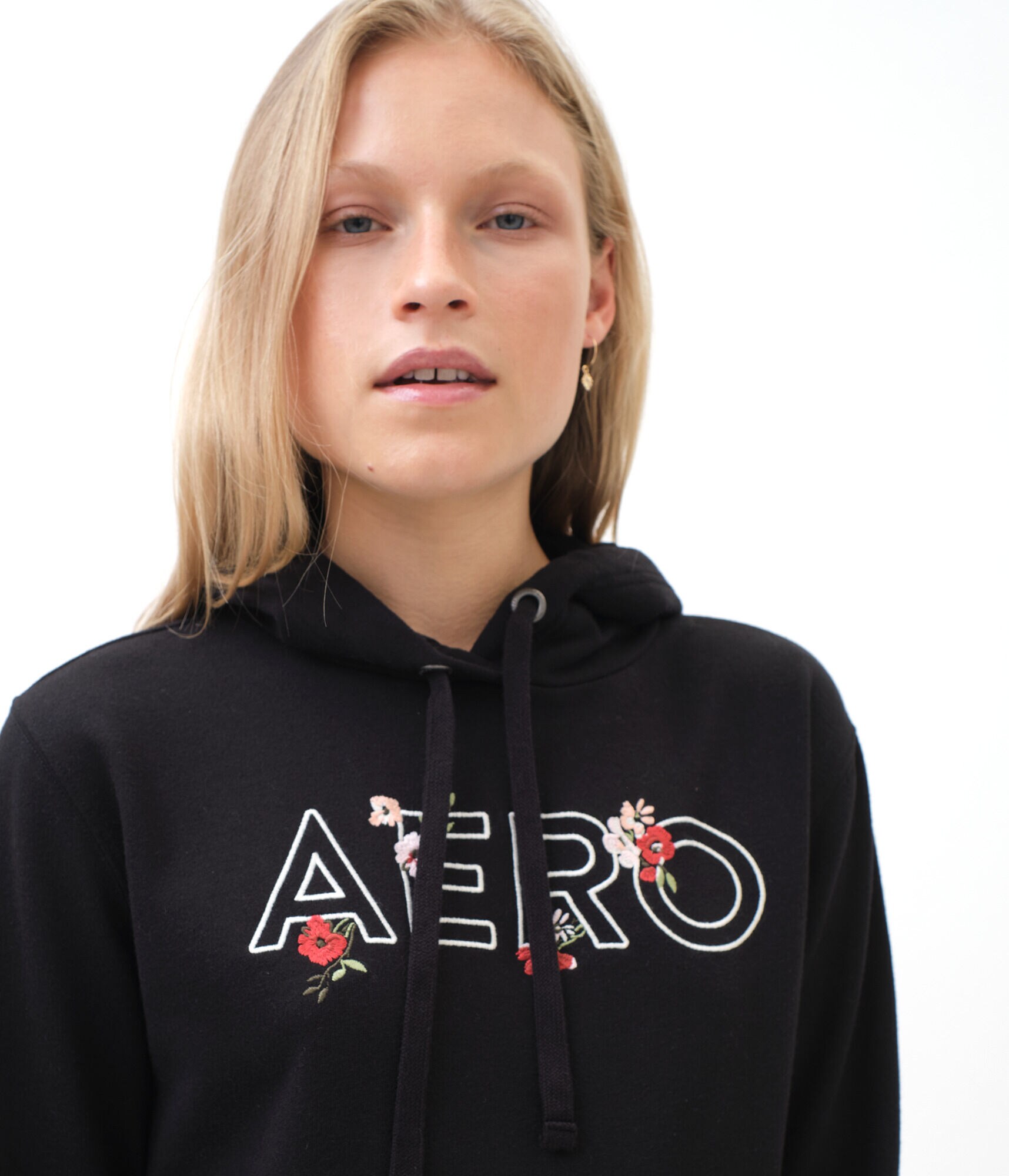 Aero Flowers Pullover Hoodie
