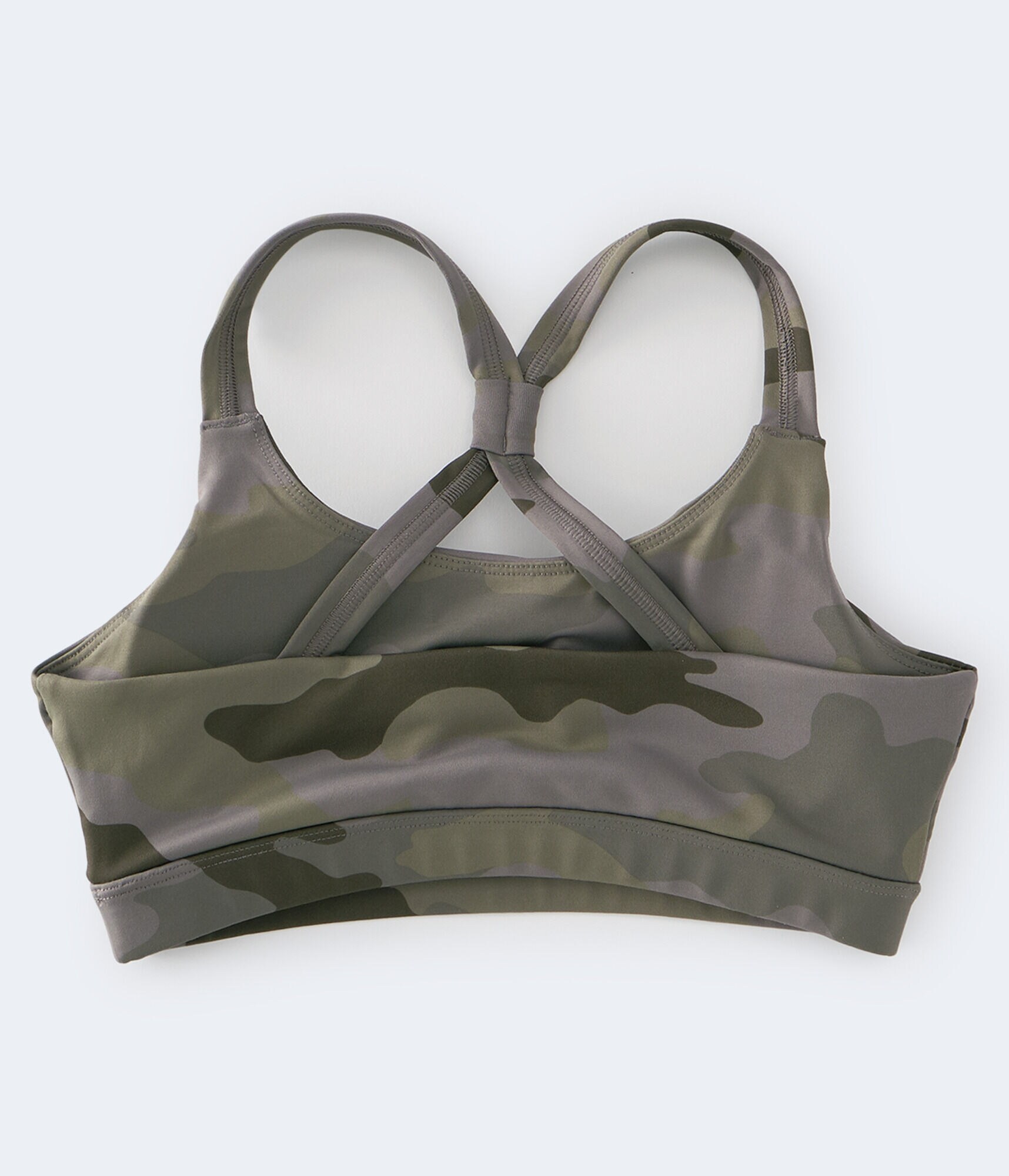 Camo Crisscross-Back Sports Bra***