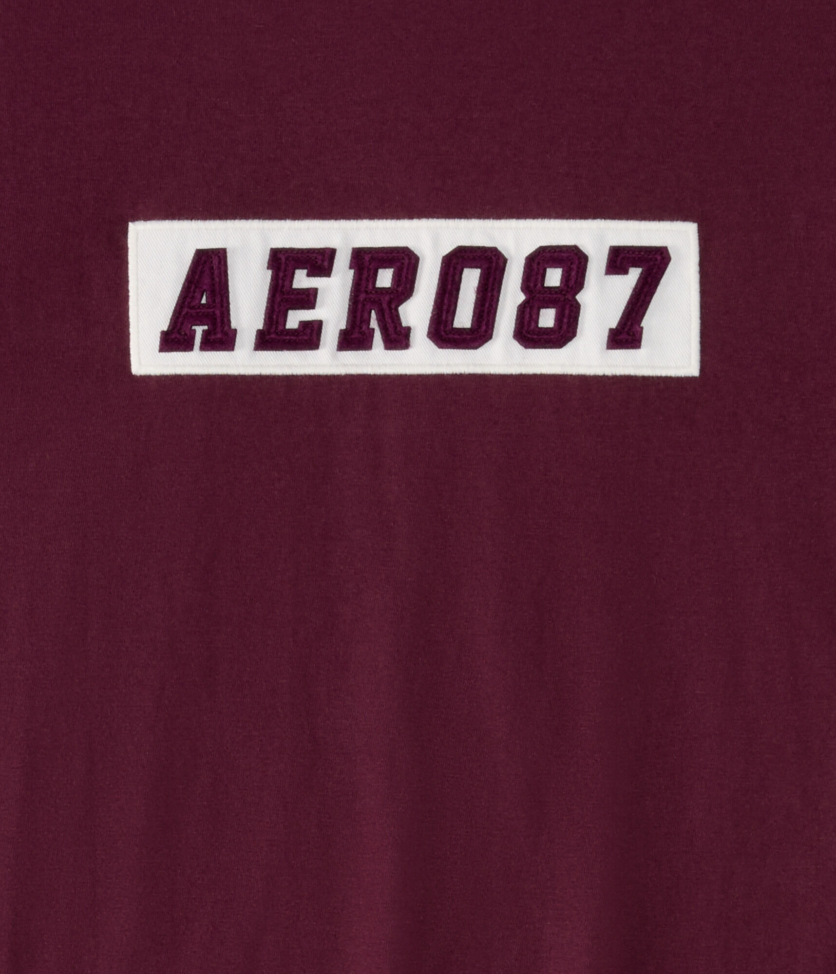 Aero87 Box Logo Appliqu&eacute; Graphic Tee