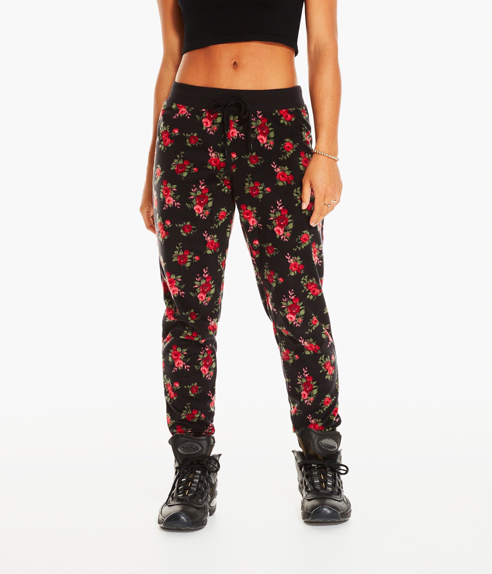 Roses Polyfleece Sleep Joggers