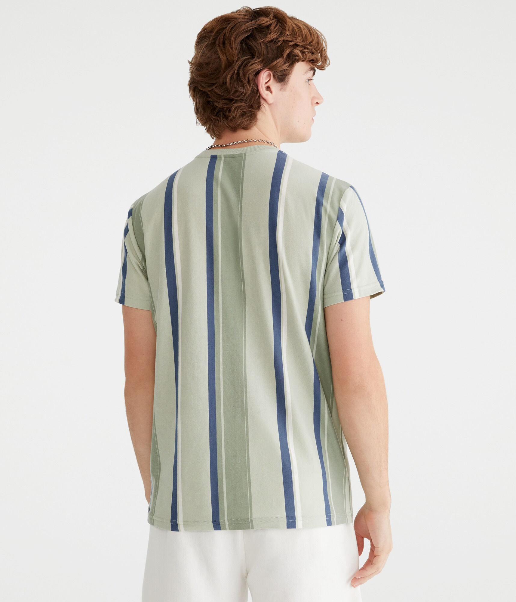 Aero Vertical Stripe Graphic Tee