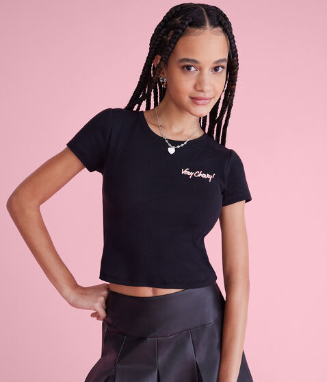 Cherry Coke Very Cherry Graphic Baby Tee Cherry Coke Very Cherry Graphic Baby Tee