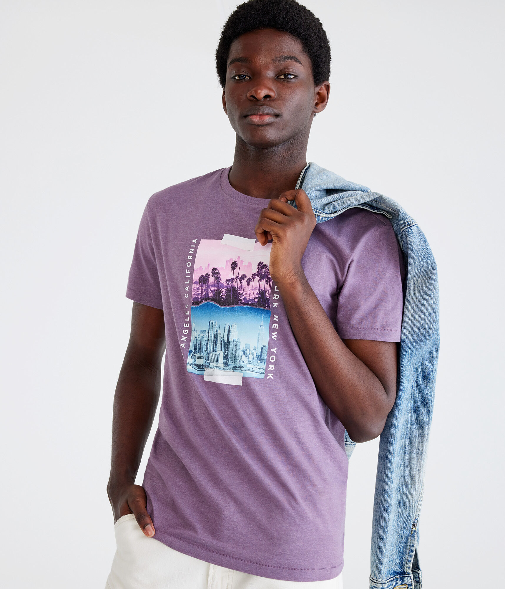 Los Angeles To New York Graphic Tee