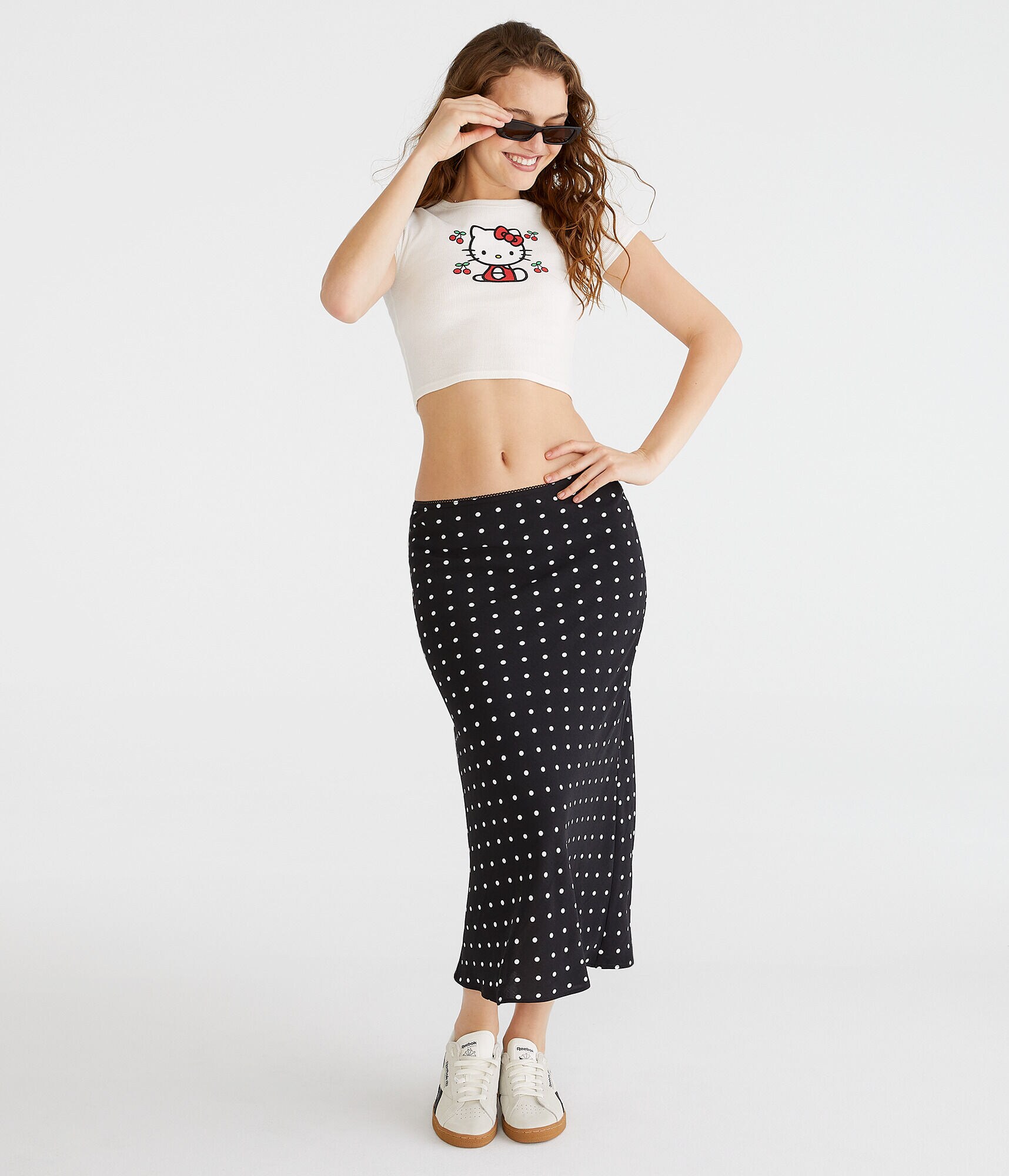 Hello Kitty Cherries Graphic Baby Tee