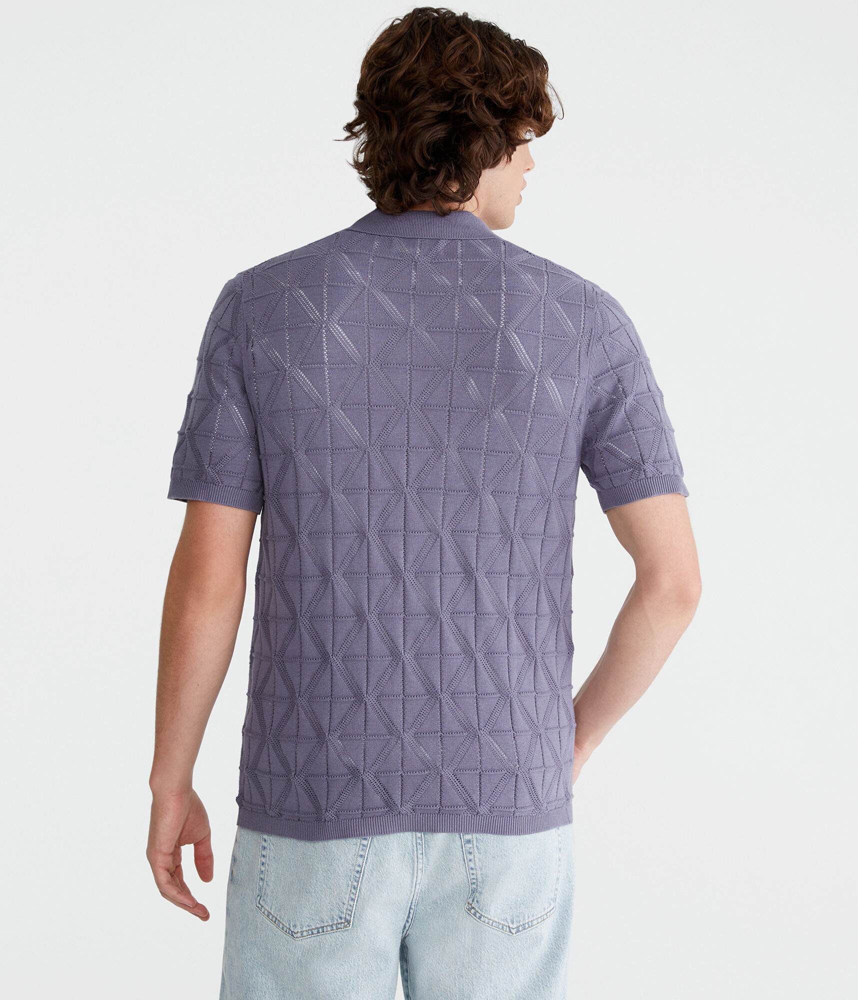 Geometric Sweater Shirt
