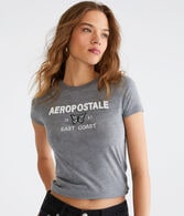 Aeropostale Butterfly Appliqué Graphic Tee